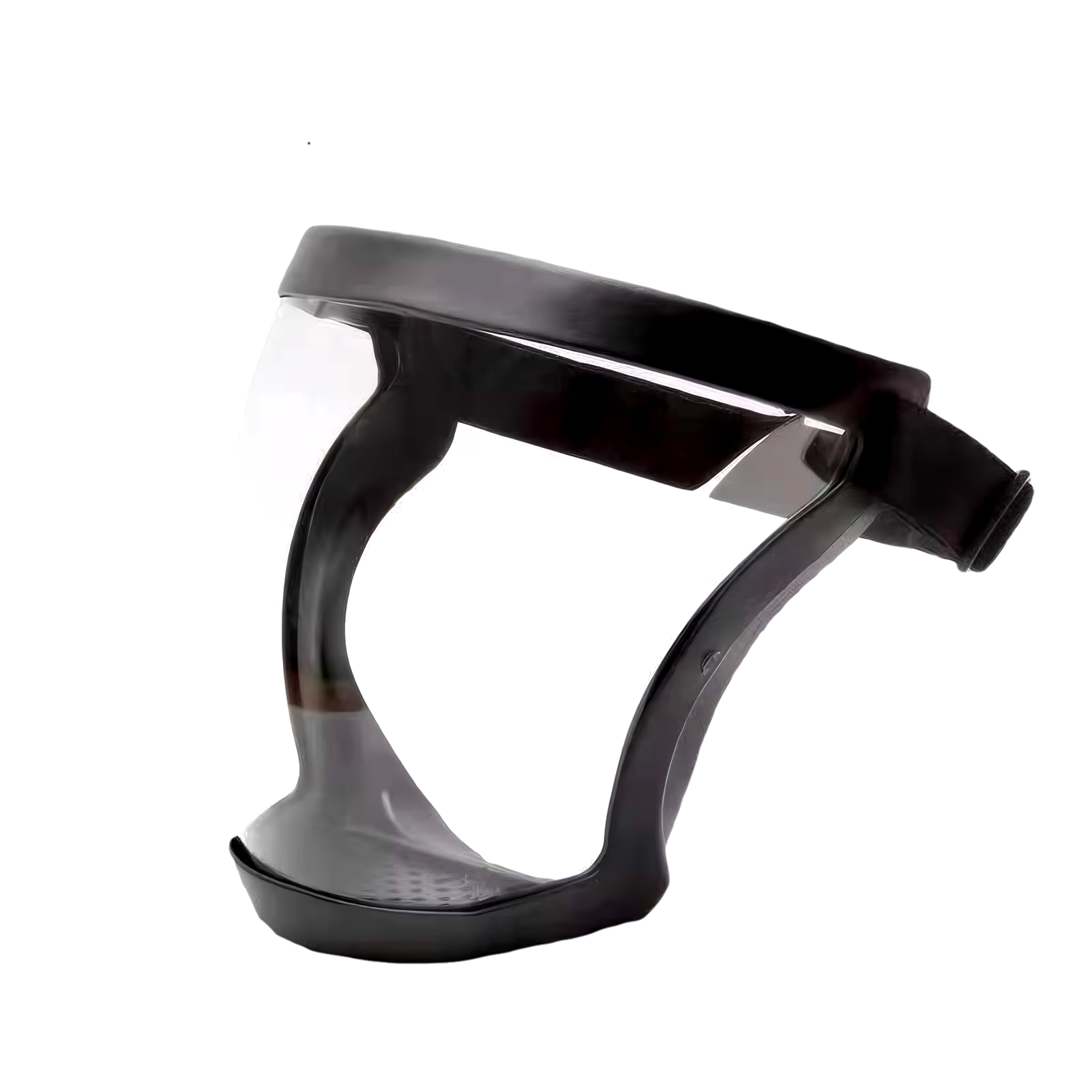 Máscara de proteção transparente facial completa com fivela ajustável – Escudo facial reutilizável e resistente ao calor para segurança no trabalho, fora