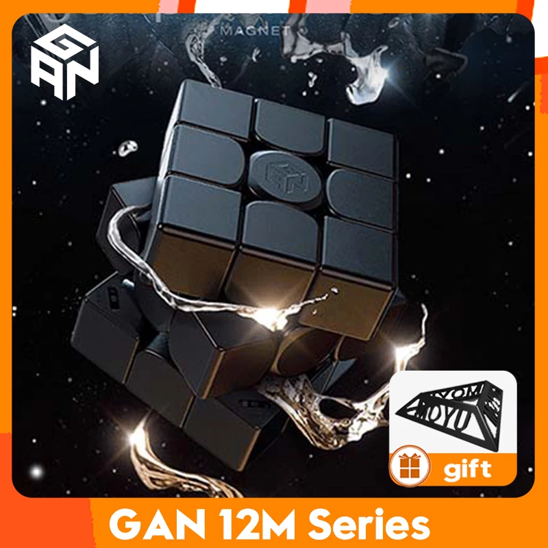 [CubeFun]GAN 12 Maglev UV Magnetic Magic Cube 3x3x3 Gan 12 Professional Puzzle 3x3 GAN 12M Levitation Gan12 Maglev Leap GAN12M