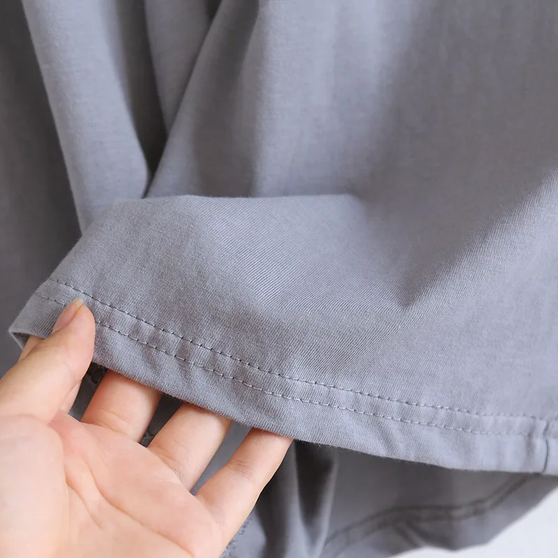Japanischer Sommer neuer Herren-Pyjama, kurzärmelige Shorts, zweiteiliges Set, 100 % Baumwolle, gestrickt, Heimkleidung, dünn, lässig, großes Set