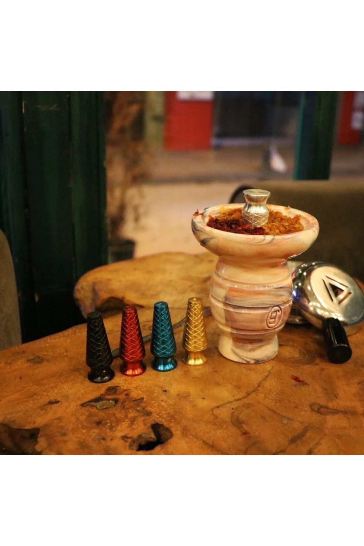 Hookah Yt Porsenel Ringlet Hookah Kualitas Bahan Arang Aroma Botol Mangkuk Kafe Shisha