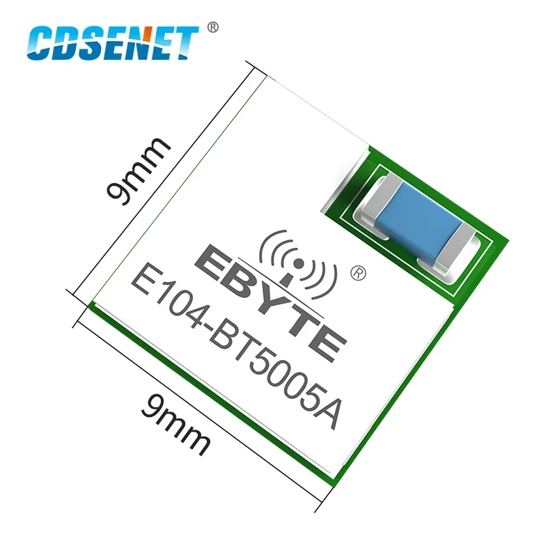 nRF52805 BLE5.0 Drahtloses Bluetooth-Modul 2,4 GHz serieller Port-Empfänger-Sender E104-BT5005A iBeacon-Übertragung mit geringem Stromverbrauch