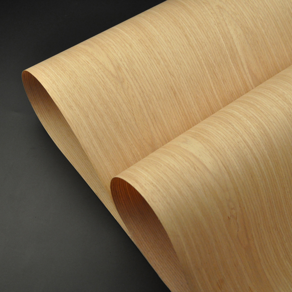 Greenland Thiết Kế Mới Gỗ Sồi Trắng Thiết Kế Gỗ Veneer Với Trang Backer Cho Cửa Bàn Da