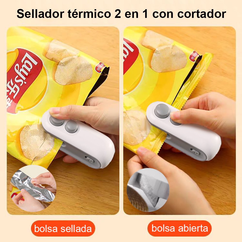 Mini máquina de sellado de bolsas térmicas, sellador de bolsas de plástico, selladores térmicos portátiles de bolsas de plástico, máquina de sellado de bolsas de plástico de mano