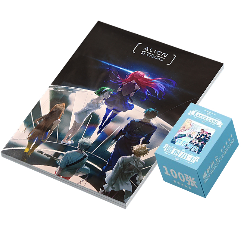 ใหม่ Alien Stage Art Collection หนังสือภาพประกอบงานศิลปะอัลบั้ม Manhwa lomo การ์ดการ์ตูนการ์ตูน 14x21 ซม. 64 หน้า