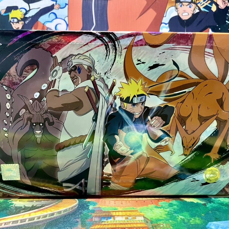 KAYOU 本物のナルトカード新 T2w7 T4w6 アニメコレクションカードボックスファイト章プロ章忍者世界子供のおもちゃゲームギフト