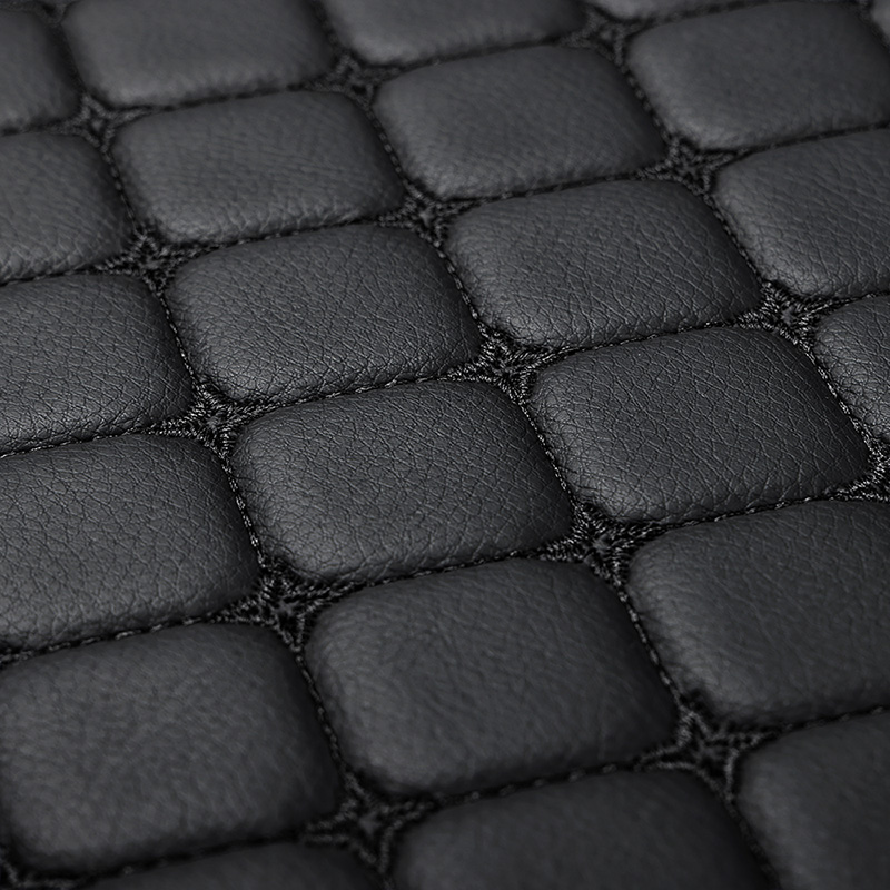 1PC クッション + 1PC クッション PU レザーフロントシングルシート四季ユニバーサル刺繍シートクッション一般的な寸法はスーツです