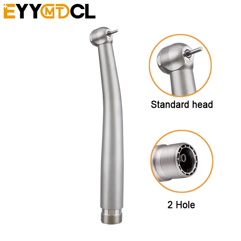 ทันตกรรมความเร็วสูง Turbine LED E-เครื่องกําเนิดไฟฟ้า Triple สเปรย์/ไม่มี LED เดี่ยวสเปรย์ Handpiece PUSH ปุ่ม 4/2 รู