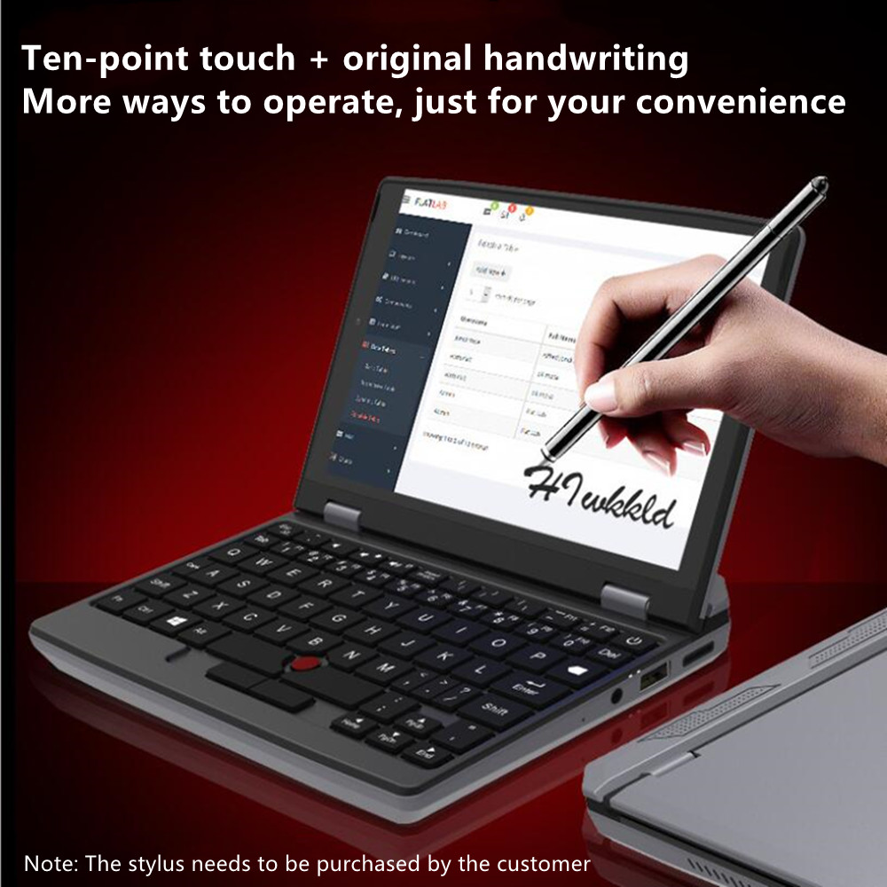 Mini portátil IPS Touch Screen Laptop, Notebook, Netbook, Win 11 Pro, Micro Computador, Bluetooth 4.2, 8 GB, 1TB, 7 ", N4000