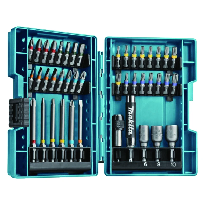 Makita B-55697 Electric Screwdriver Drill Bits Cross Flower Type Hexagon Socket Power Tool Multi-Function Accessories 43Pcs