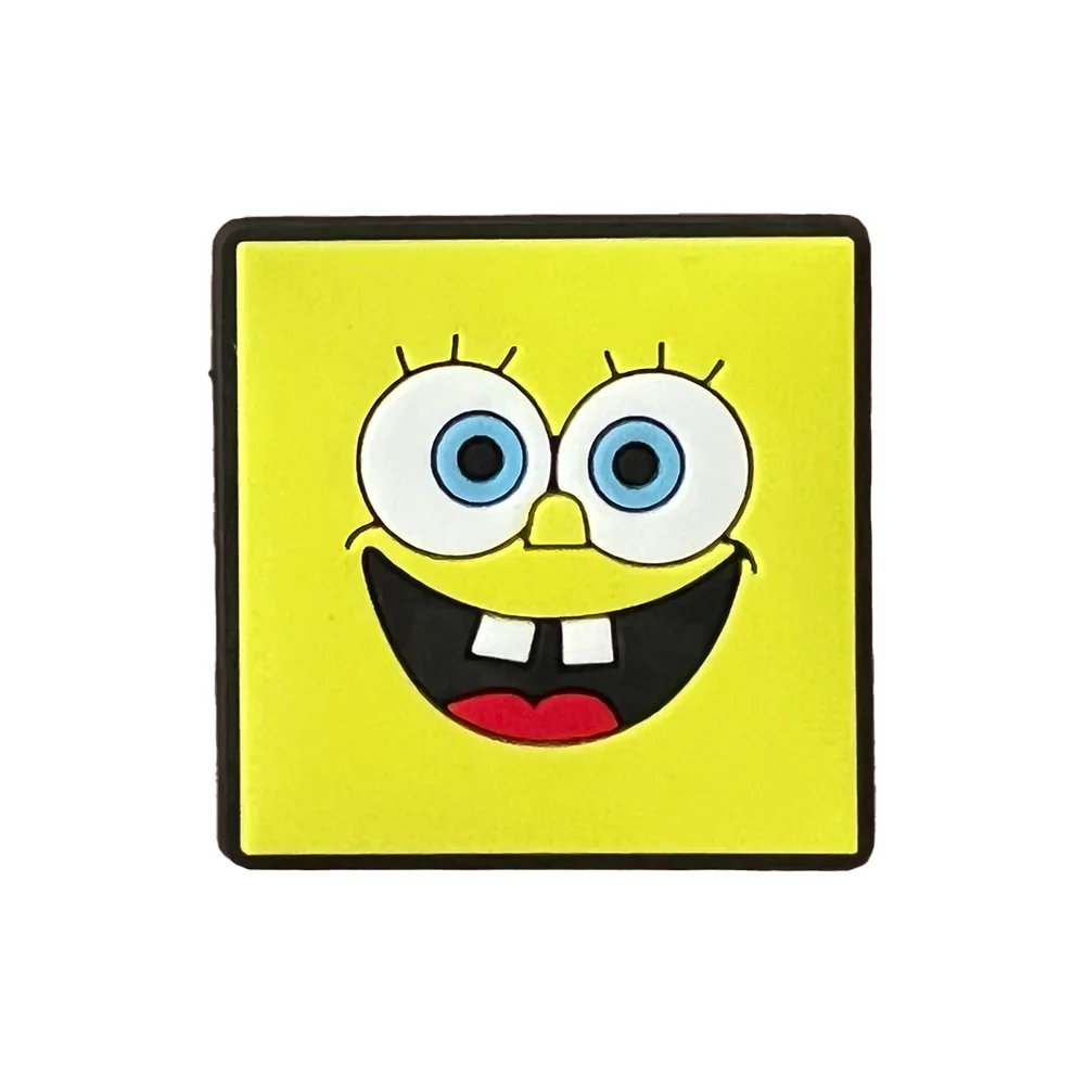 20 ชิ้น/เซ็ตรองเท้า Charms PVC รองเท้าการ์ตูนตลกแฟชั่นตกแต่ง SpongeBob SquarePants สําหรับผู้หญิงผู้ชายของขวัญ Unisex