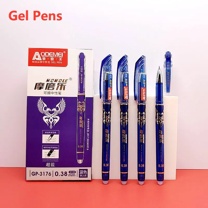 Văn Phòng Bút Gel Cho Trường Kinh Doanh Đồ Tiếp Tế Xong Xóa Được Gel Bộ Bút 0.5Mm Đầu Kim Gel Bút Mực Nạp Lại Thanh viết Xong Xóa Được