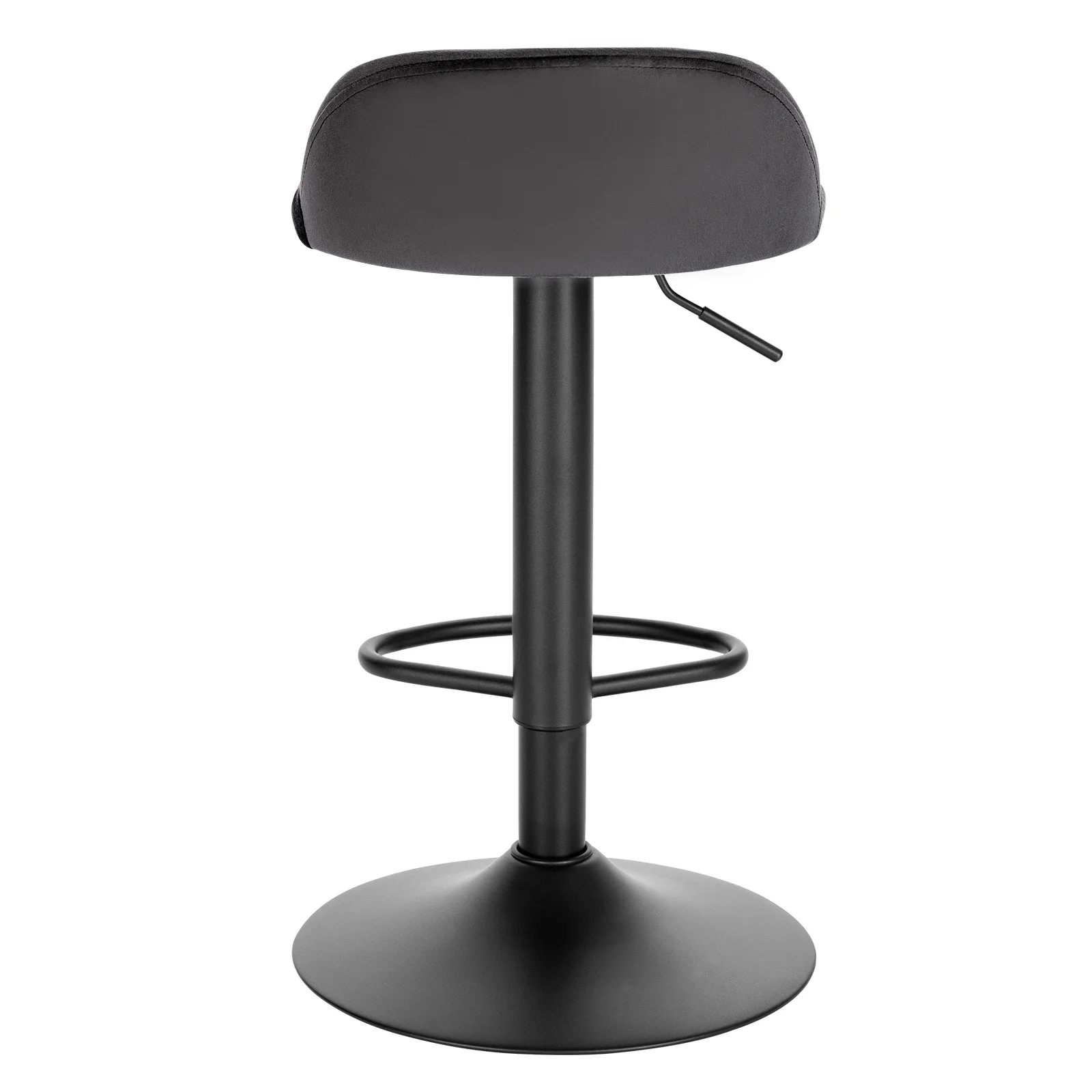 2PCs/Set Velvet Swivel Bar Chairs with Footrest Backrest  Height-Adjustable Bar Stool for Coffee Tea Kitchen Bar Home