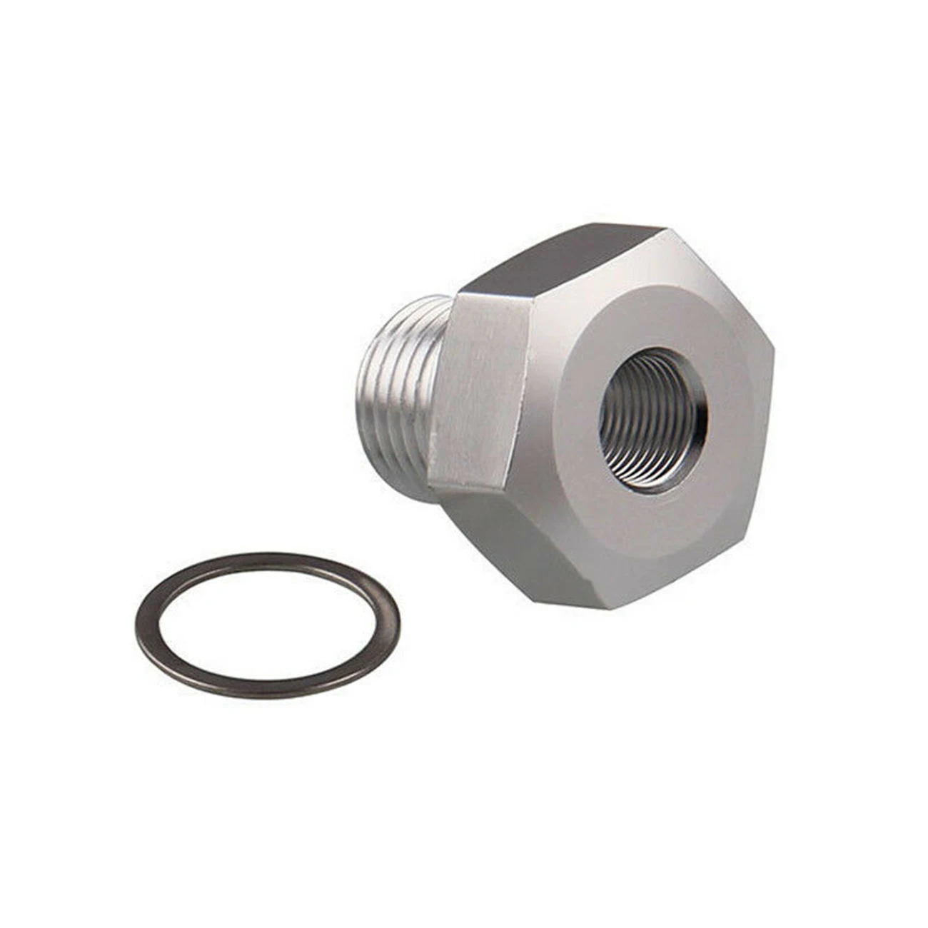 M16x1.5 fêmea para 1/8 npt macho acessórios de motor novo adaptador de sensor de pressão de óleo série ls
