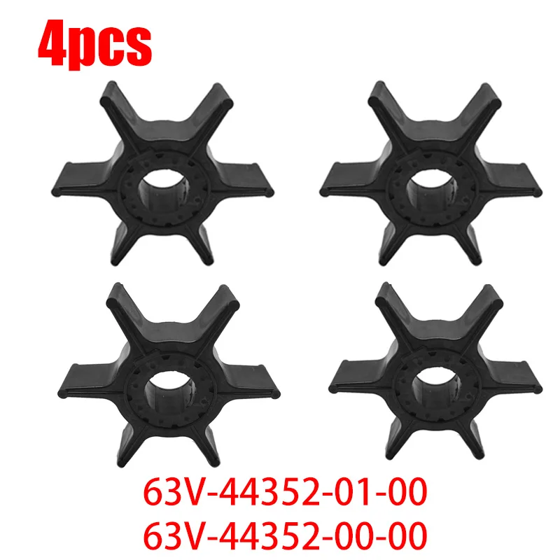 63V-44352 Sierra 18-3040 Wasserpumpenlaufrad für Yamaha 9,9 PS 15 PS 20 PS 63V-44352-01-00 63V-44352-00-00