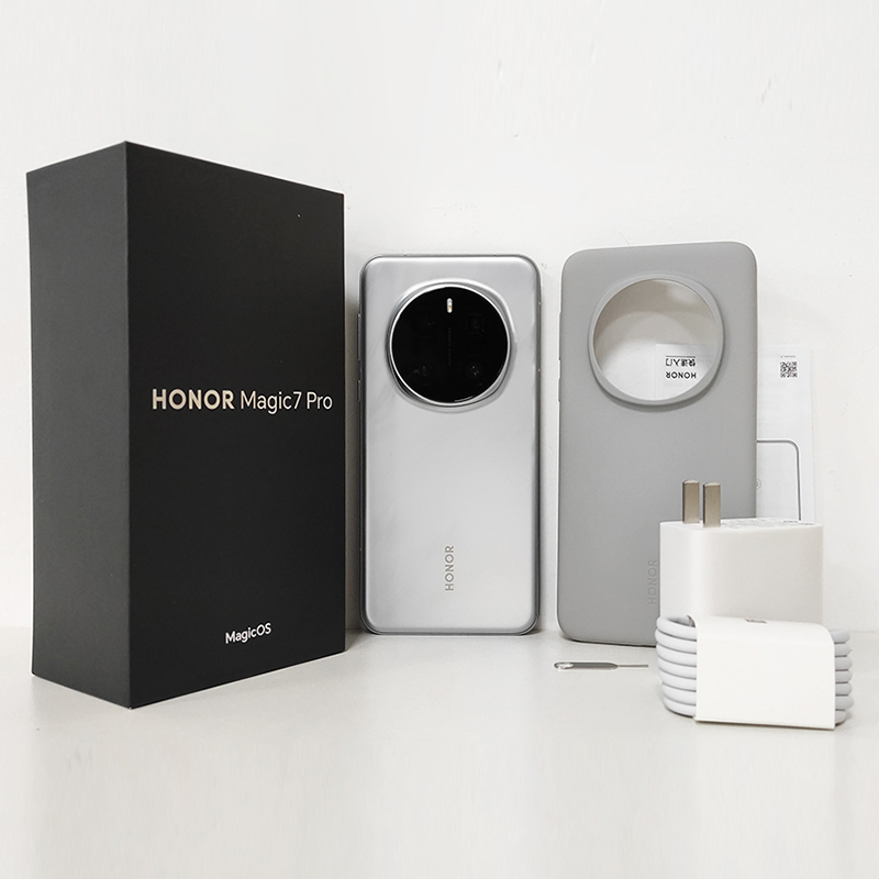 Nueva versión Global Original Honor Magic 7 Pro Snapdragon ®   8 Elite 6,8" 1280*2800 OLED 50MP*3+200MP 100W 5850mAh(EE. UU.) y 5270mAh(Reino Unido)