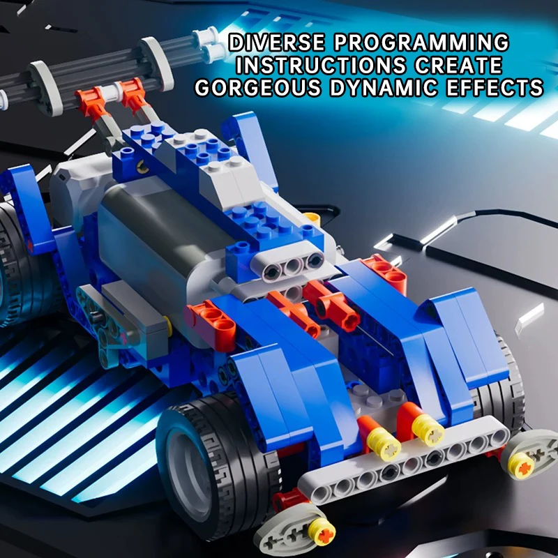 9686 Programmable Robot-Power Group Accessories-Building Block Programmable Motor-Suitable for Building Block Cars and Robots