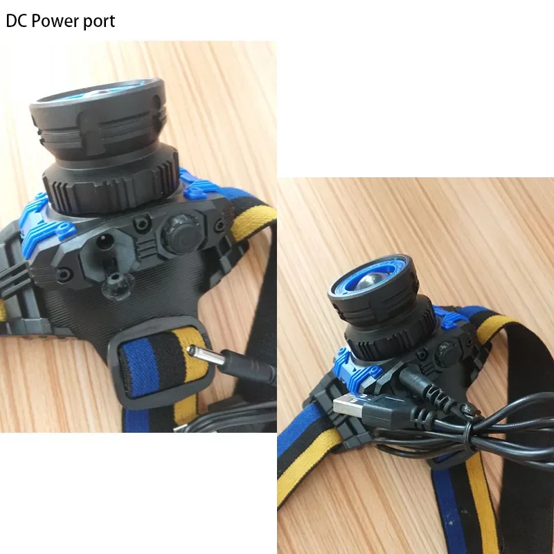 3.5 ミリメートルミルコ USB 充電ケーブル DC 電源アダプタ充電器懐中電灯ヘッドランプトーチライト充電式バッテリー