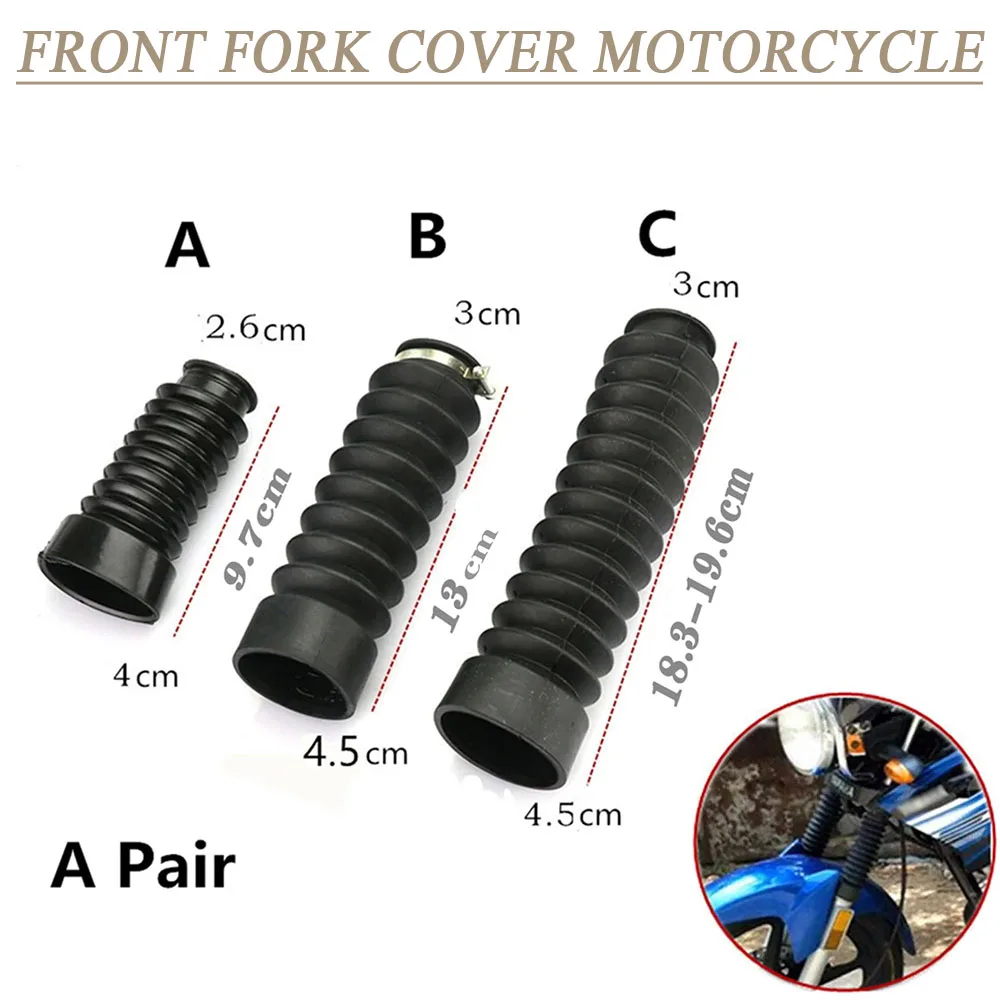 Für Yamaha HONDA Gabel Abdeckung Motorrad 30MM 26MM Staub Abdeckung Schutz Gamasche Stiefel Stoßdämpfer Schutz Gummi off Road