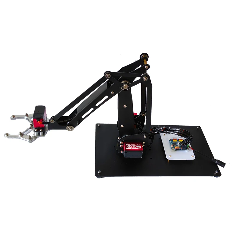 4 dof Roboterarm mit drehbarer großer/kleiner Metall basis für Arduino esp32 Roboter DIY Kit Manipulator Klaue programmier bare Roboter projekte