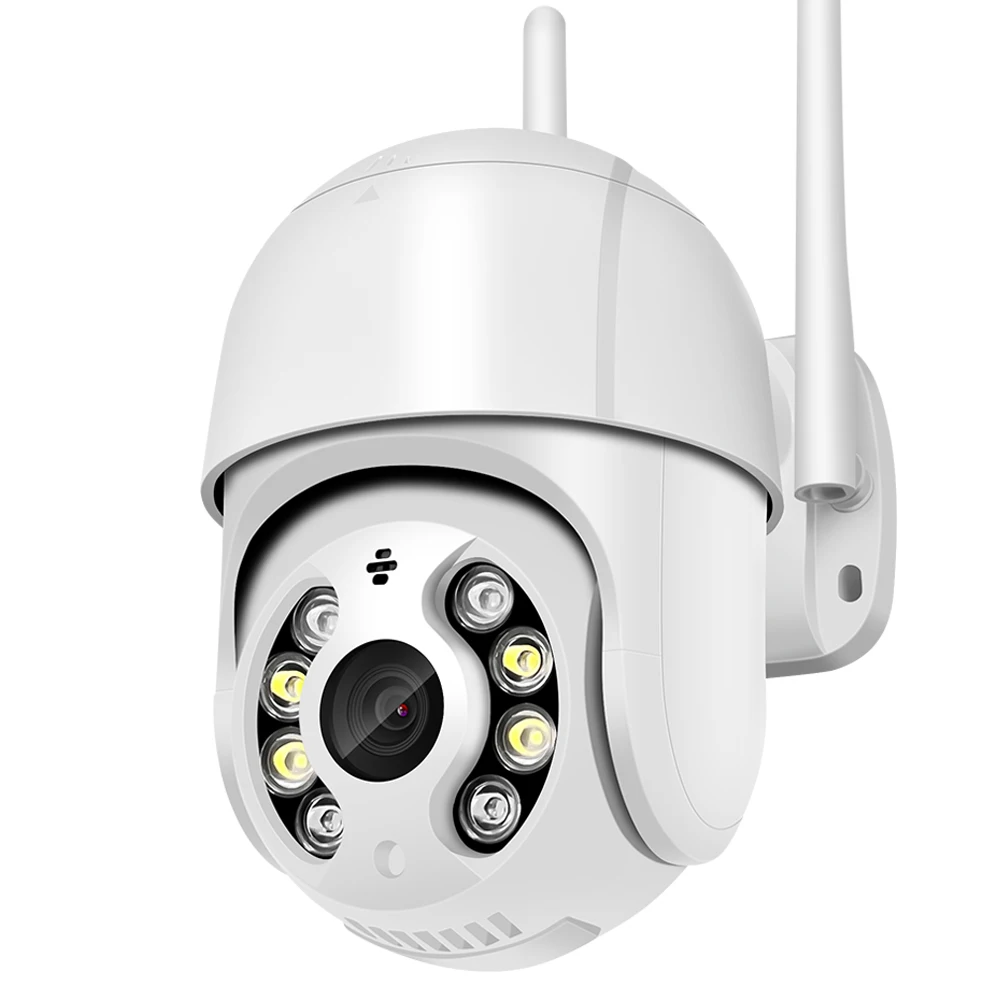 Kamera IP 1080P PTZ Wifi Luar Ruangan 2MP AI Deteksi Manusia Audio Dua Arah Kamera CCTV Keamanan Rumah 4X Kamera Wifi Zoom Digital