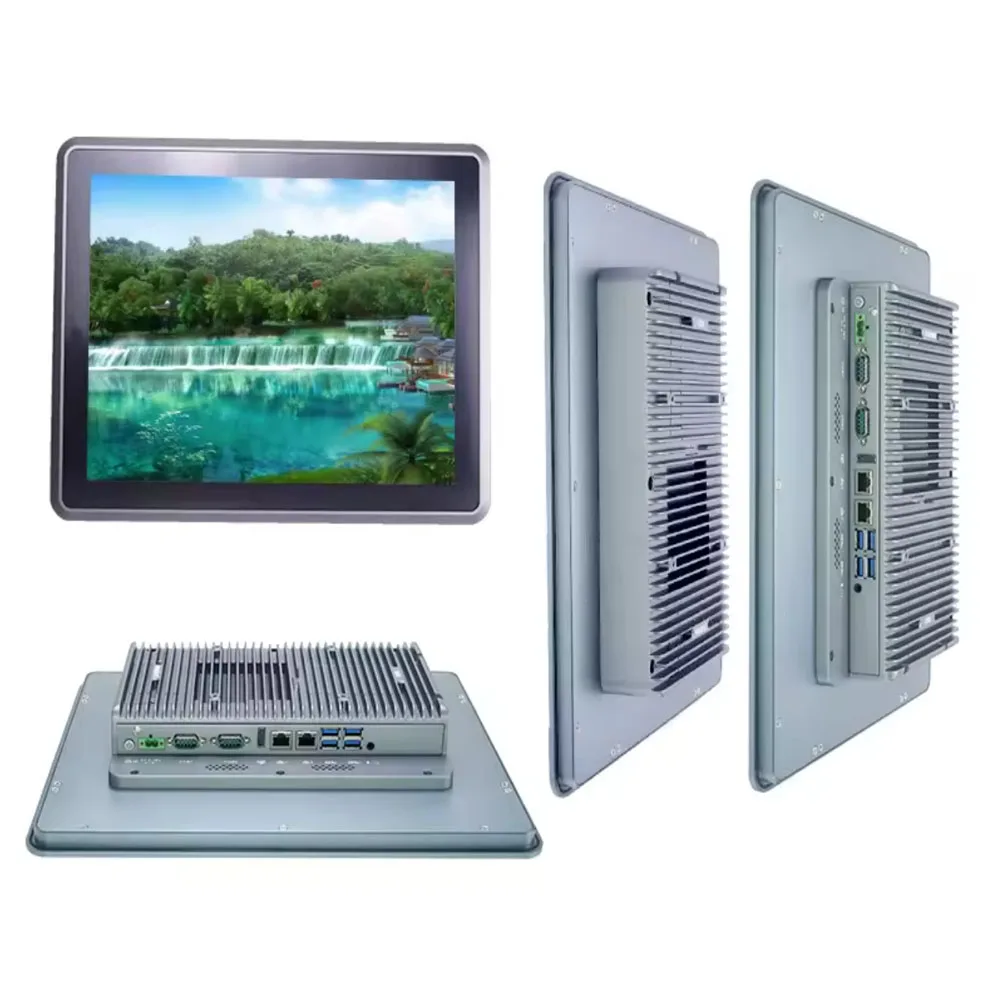 Partaker 17-Zoll-Industrie-Panel-PC IP65, Intel i7-10810U/i5-10310U/J6412, TPM2.0, RS232, DDR4, Dual LAN, Touchscreen-Computer