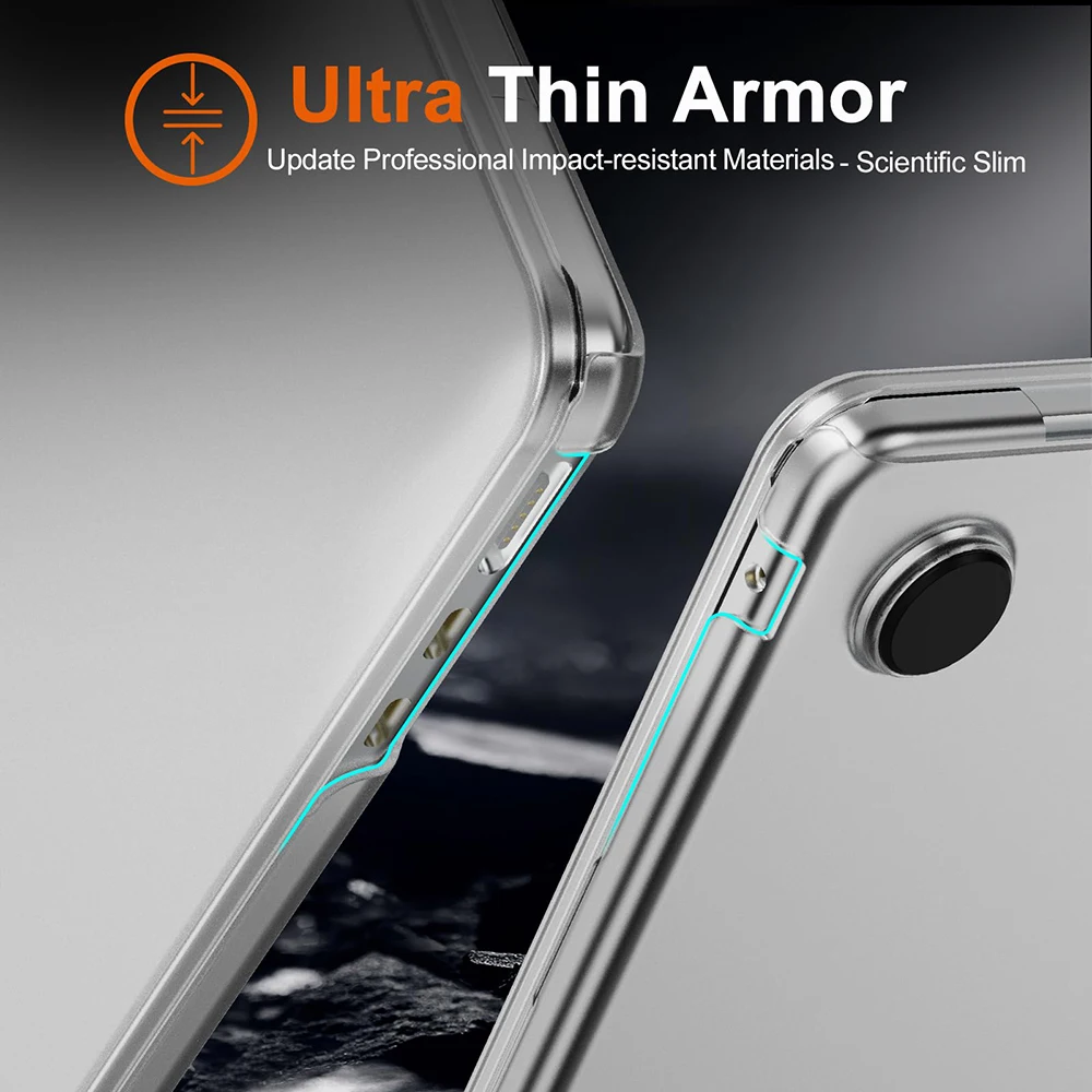 Funda de portátil para MacBook Air de 13 pulgadas M3 M2 2024 2022 lanzamiento A3113 A2681 para Macbook Pro 14 M4 2024 funda Pro 16 M4 2024