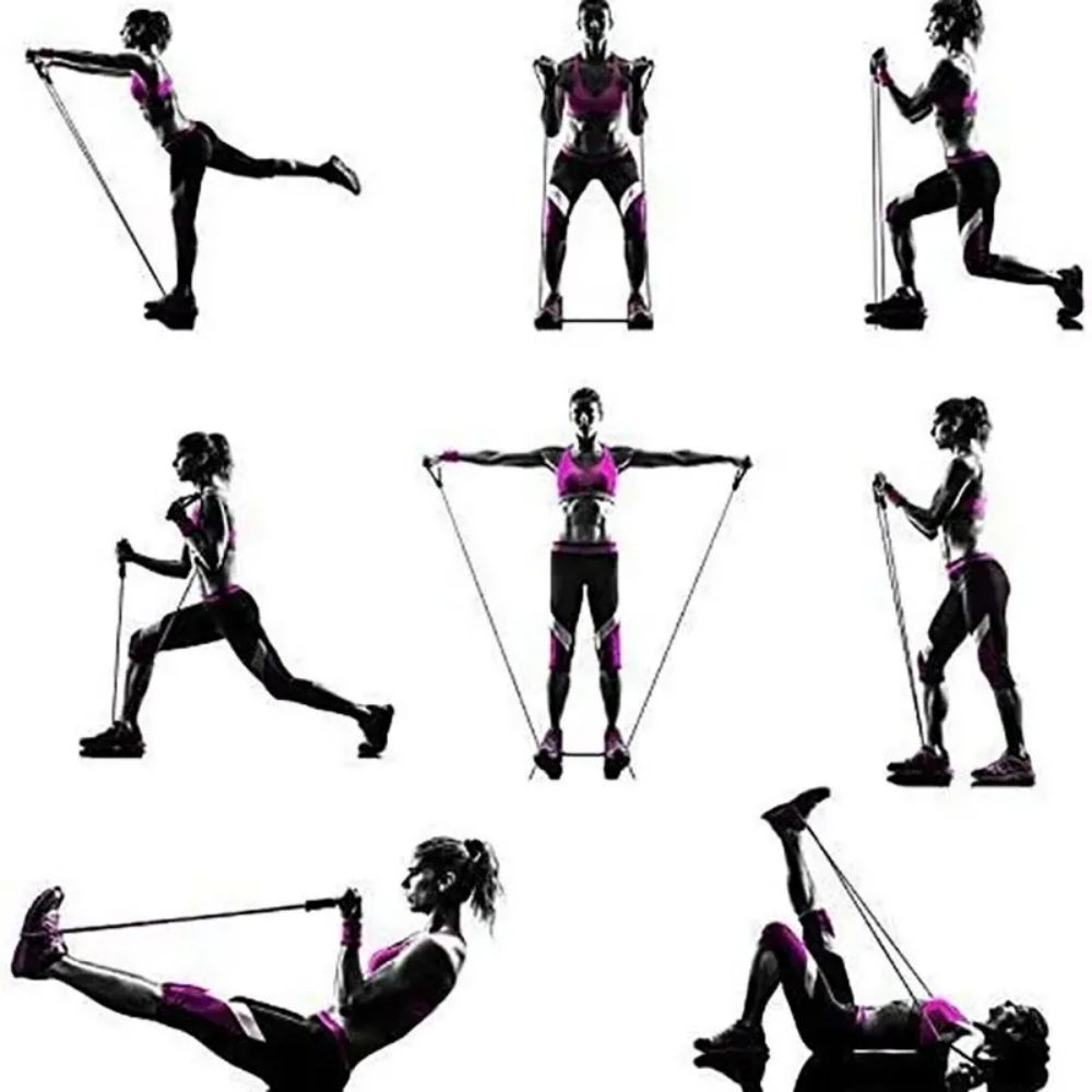 Widerstands bänder mit Griffen, Übungs bändern, Trainings bändern mit Griffen für Männer, Frauen, Kraft trainings geräte zu Hause