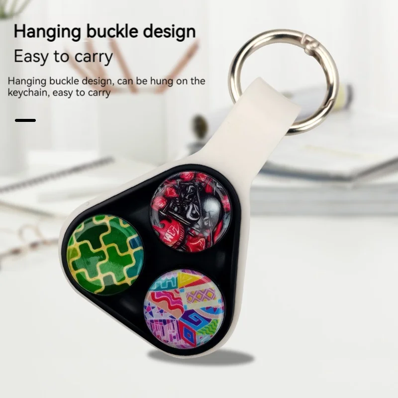 ใหม่ PopPuck Hand Spinner Series ยืดหยุ่น Pop Puck แม่เหล็กของเล่นที่มีสีสัน Decompression Fidget ของเล่นสําหรับผู้ใหญ่เด็กคริสต์มาสของขวัญ