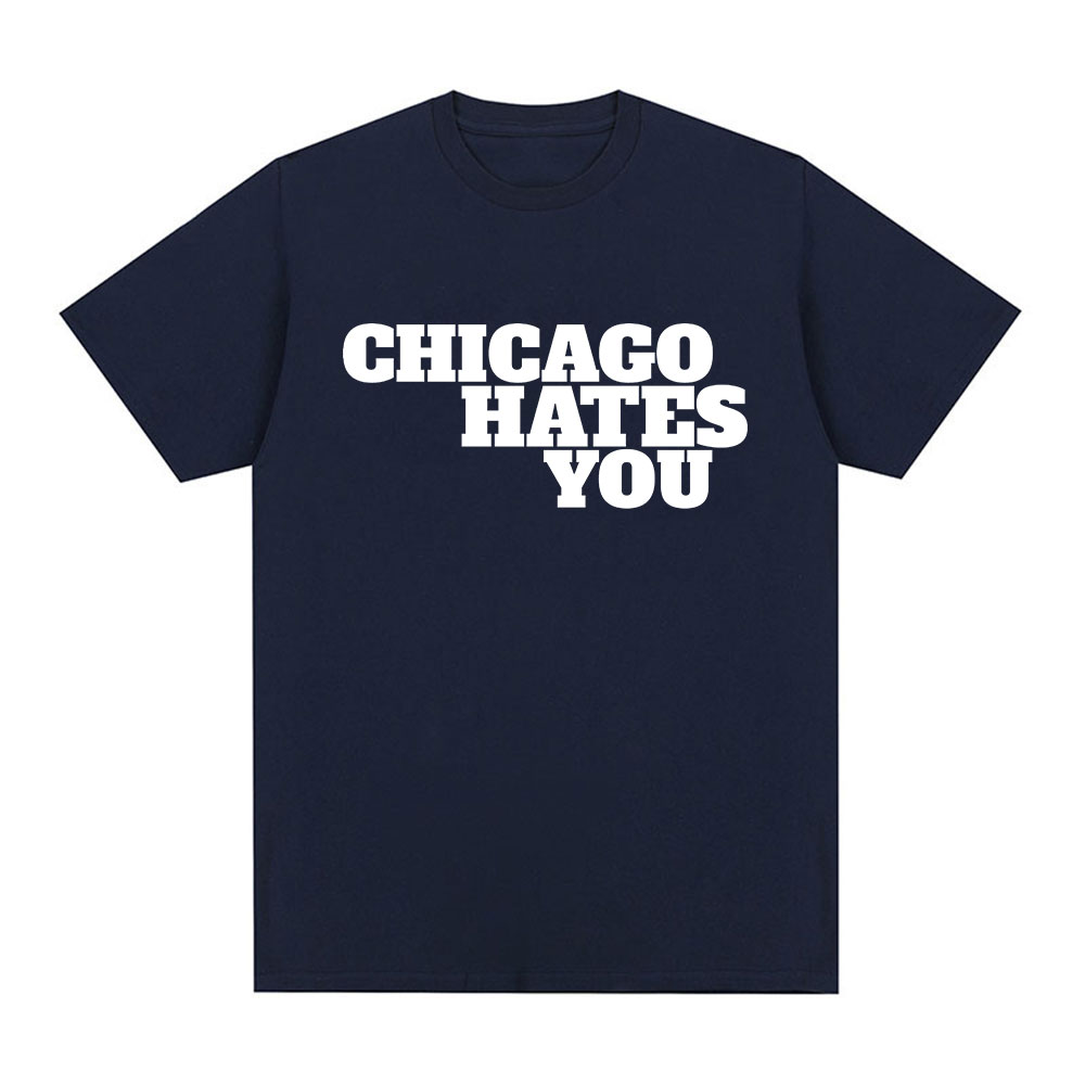 ラッパーチーフキーフシカゴ嫌いあなた同じスタイル Tシャツメンズファッションヒップホップ特大 Tシャツカジュアルコットン半袖 Tシャツ