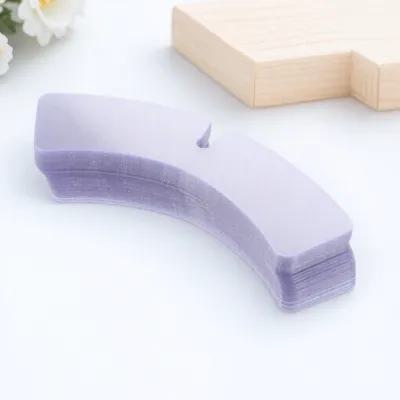 100 szt. Plastikowych podpór do kołnierzy męskich koszul, stylowe, wytrzymałe, utrzymujące kształt kołnierzy męskich koszul.