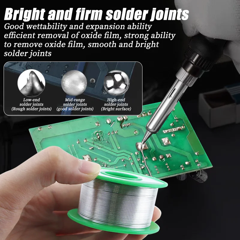 Lead-free Flux-cored High Purity Solder Wire Tin Low Melting Point 217 Degrees Solder Wire for Electronic Repair Sn99.3cu0.7