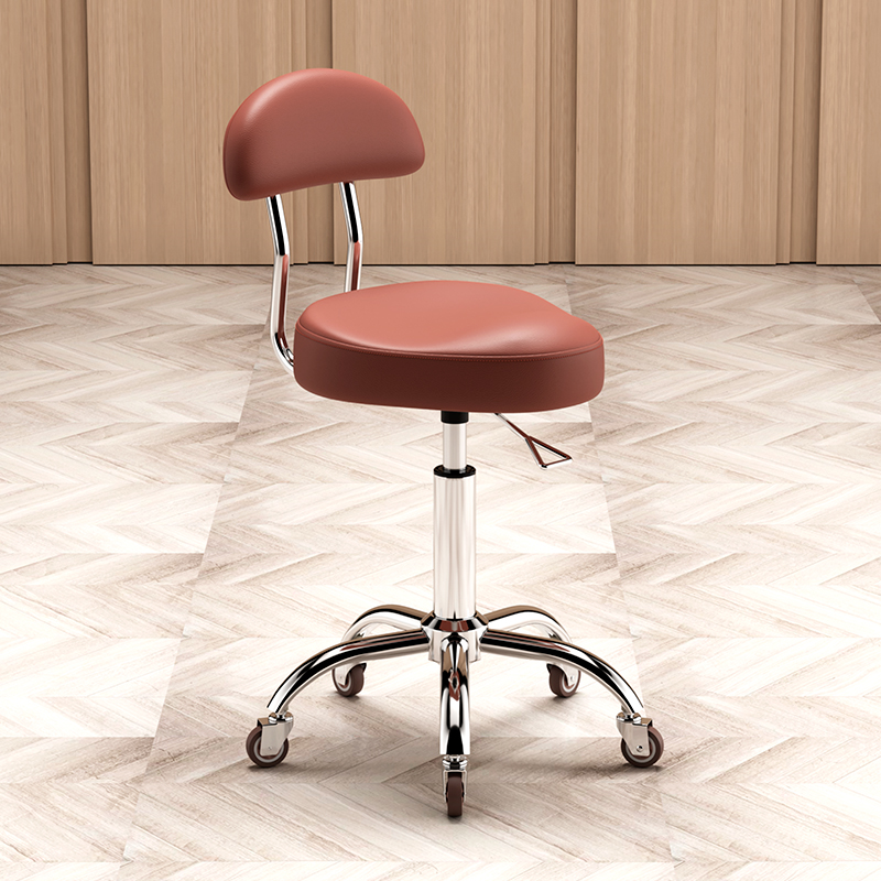 背もたれ付きビューティーサロンスツール ネイリスト美容師&SPA専門家のための調節可能な回転スツール サロンチェア