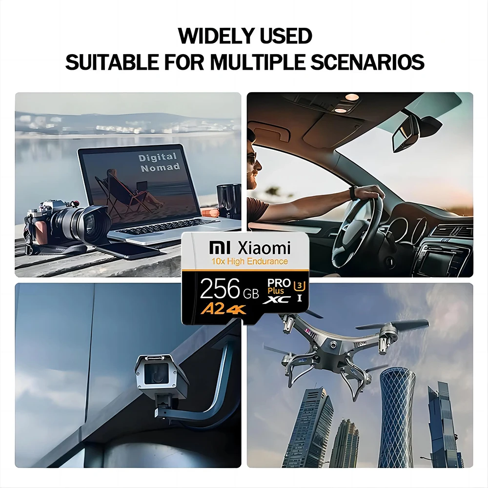Xiaomi 2TB 1TB Micro Memory Card Class10 A2 Micro TF SD Card 128GB 512GB Cartao De Memoria SD Card For Camera Nintendo Switch PC