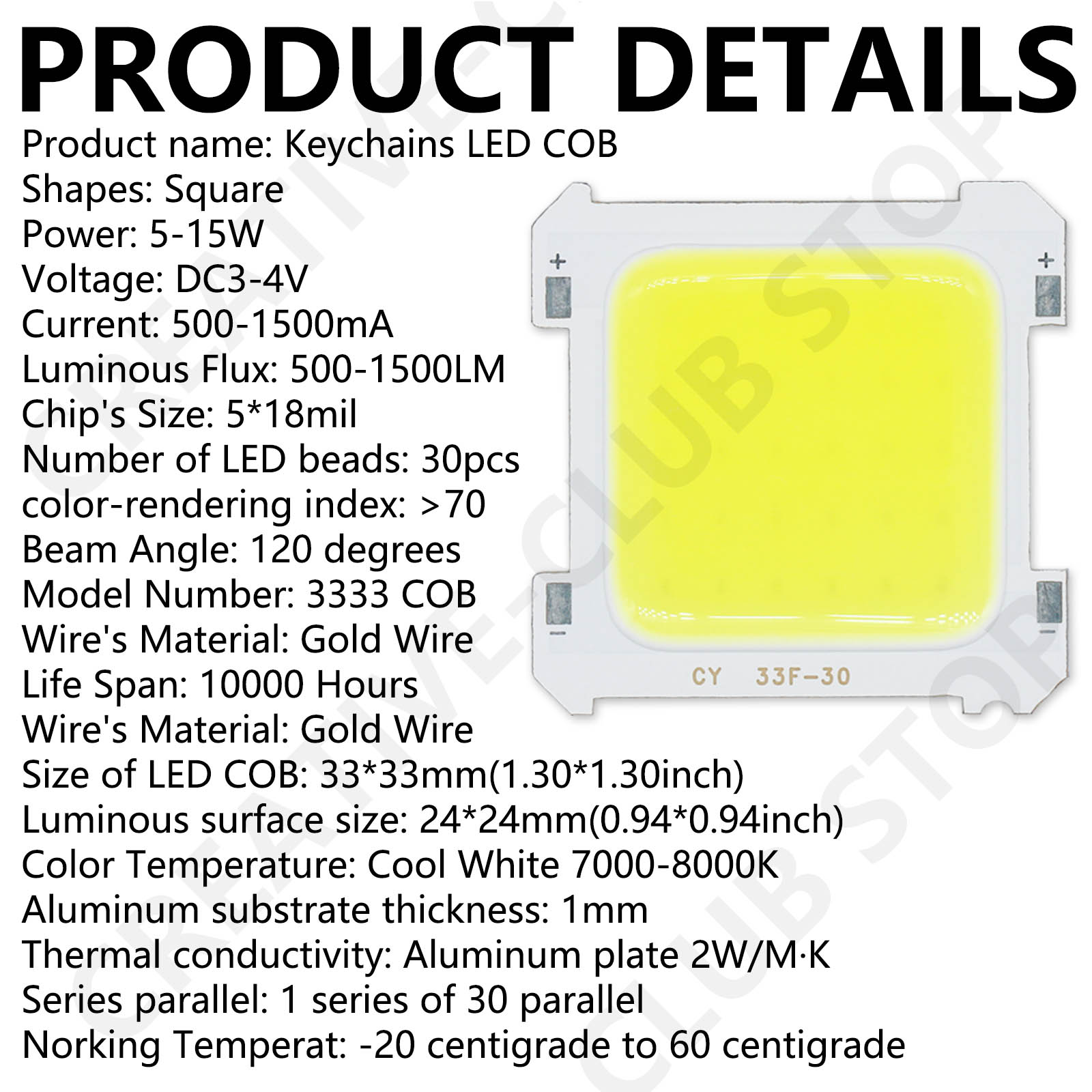 1 Uds 5 uds 10 Uds 20 piezas 100 Uds 5-15W DC3-4V LED COB Chip para USB Mini llavero portátil Camping luz linterna de bolsillo al aire libre