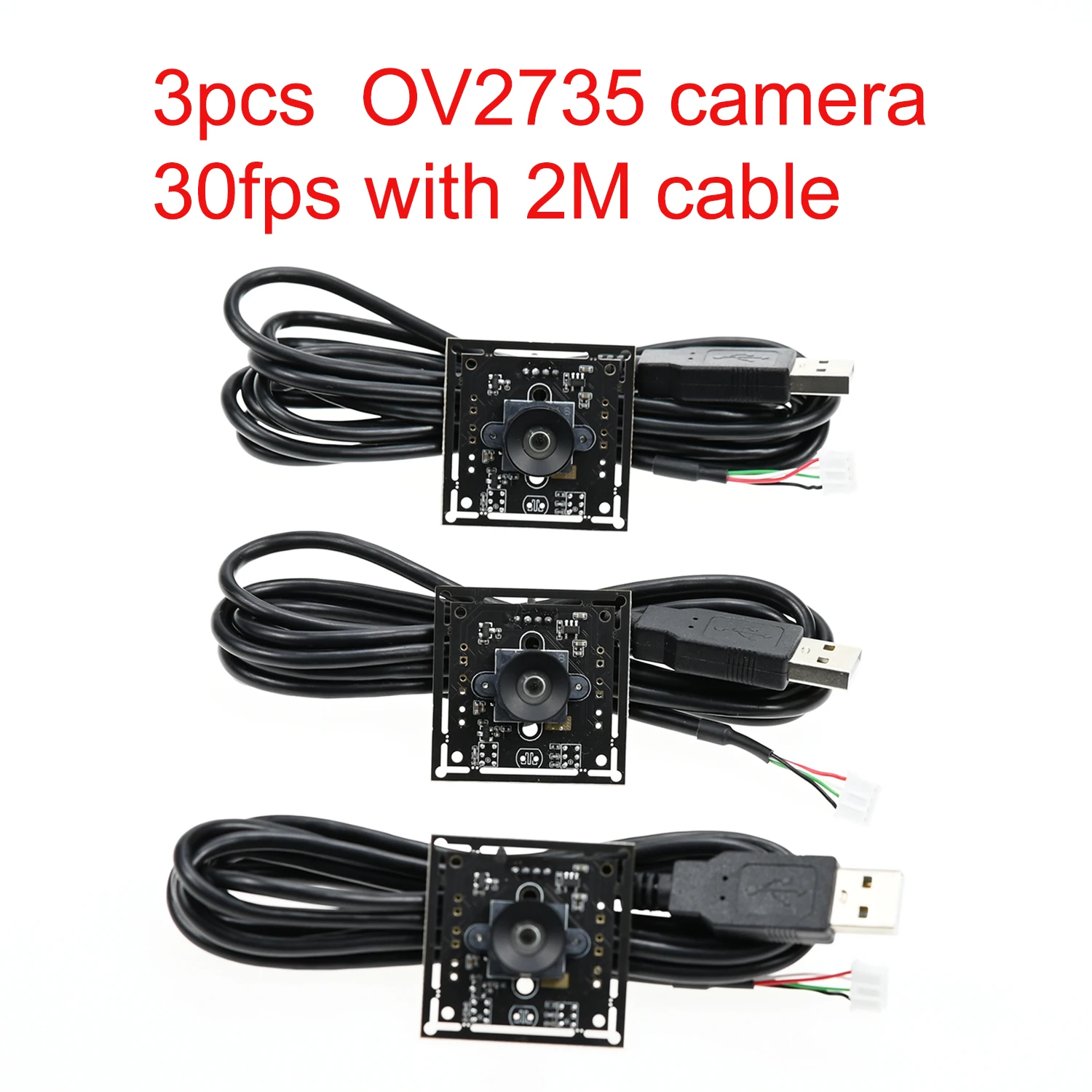 GXIVISION Módulo de cámara USB IMX179/OV2735/OV9732, 100 grados, 30fps, 2M, Cbale sin distorsión, cámara web Compatible con Autodarts.io, puntuación