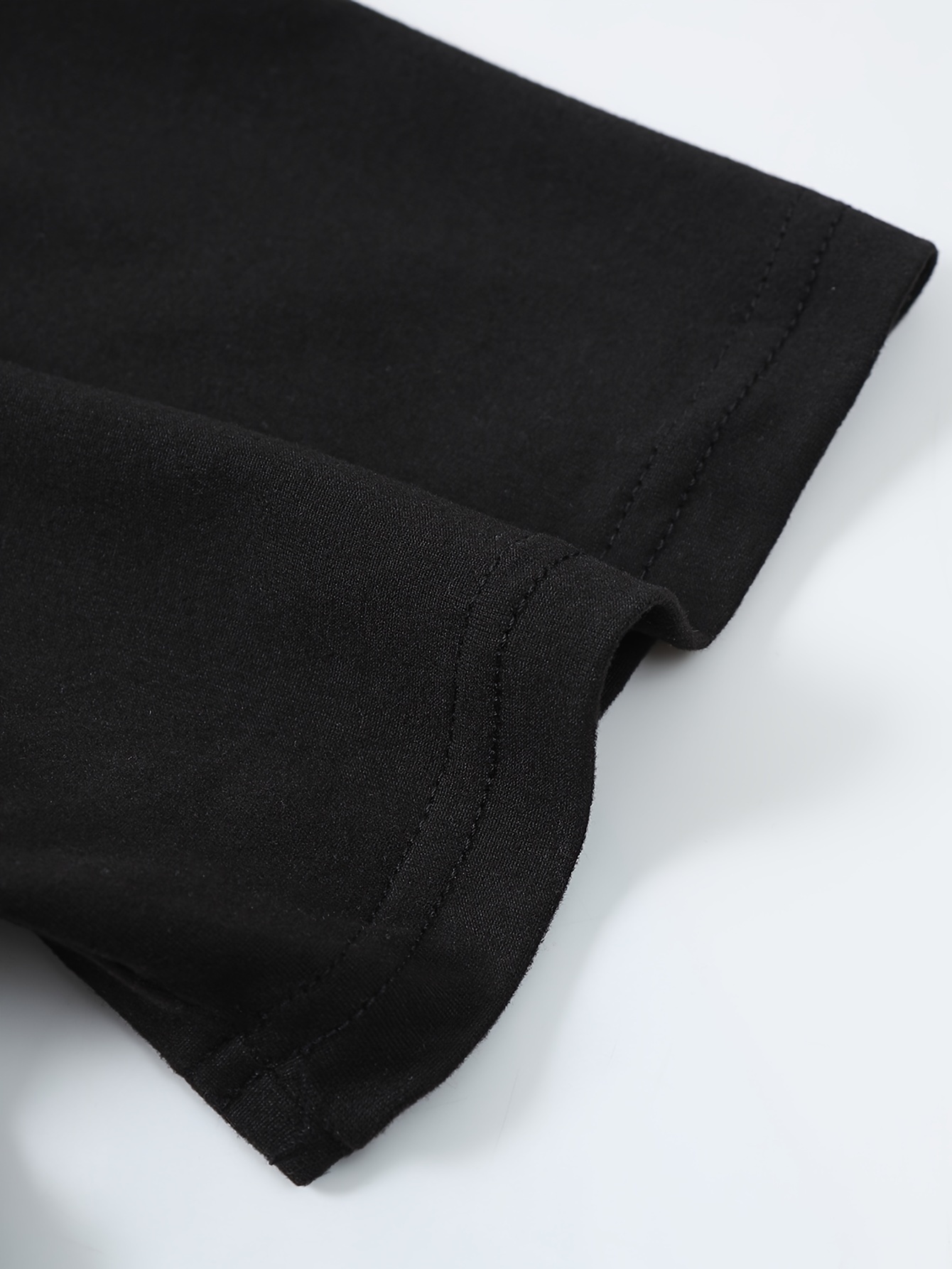 T-shirt manches courtes col rond homme, 100% coton, décontracté, taille ample, avec lettres imprimées, été