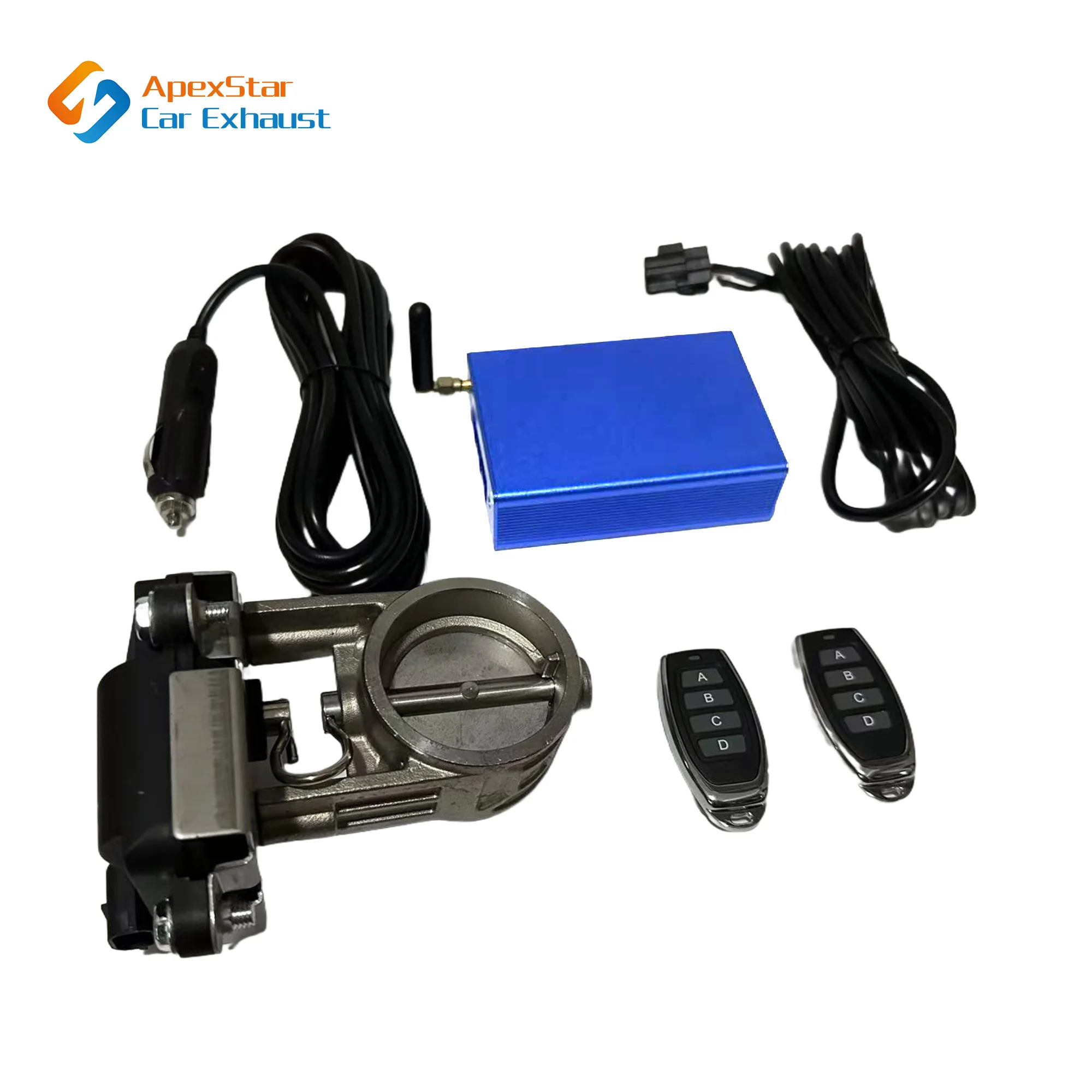 Auto Uitlaatpijp Elektronische Klep Kit Universele Multi-hoek Modus 51 63 76 MM Controller Apparaat Afstandsbediening Kit controller Schakelaar