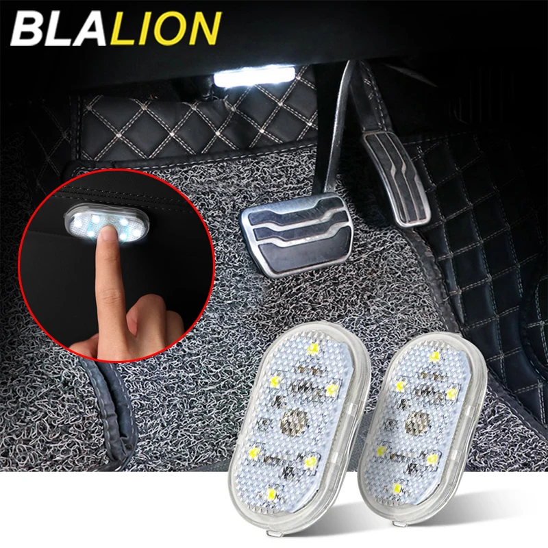 Blalion carro led luzes de toque sem fio luz interior magnética luz da porta automática telhado lâmpada do teto lâmpada leitura usb recarregável 5v