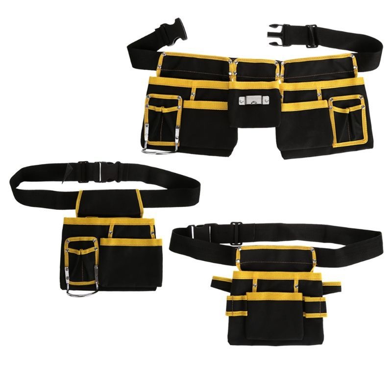 Multi-functional Electrician Tools Bag Waist Pouch Belt Storage Holder Organizer Oxford Cloth