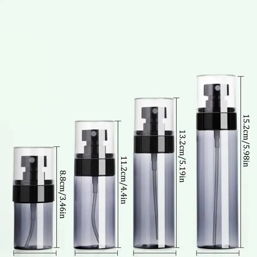 Ultrafine Mist Spray Bottle Refillable Travel Size for Skincare Alcohol Cleaning Face Portable Trigger Sprayer Empty Bottle