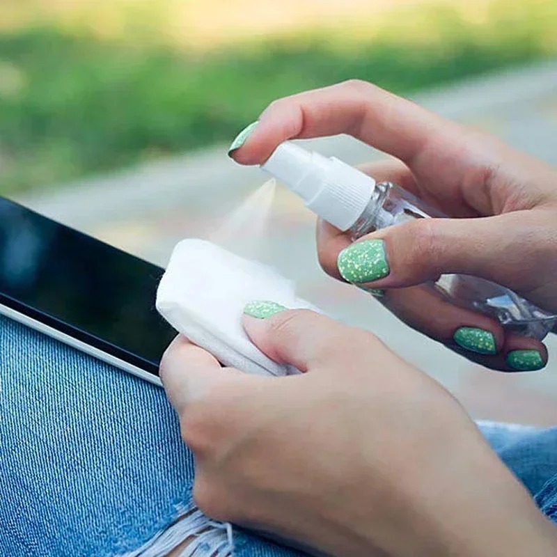 3/5/10 Uds. Botella pulverizadora portátil de plástico PET transparente recargable 10ml 30ml 50ml 60ml 100ml contenedor de Perfume vacío