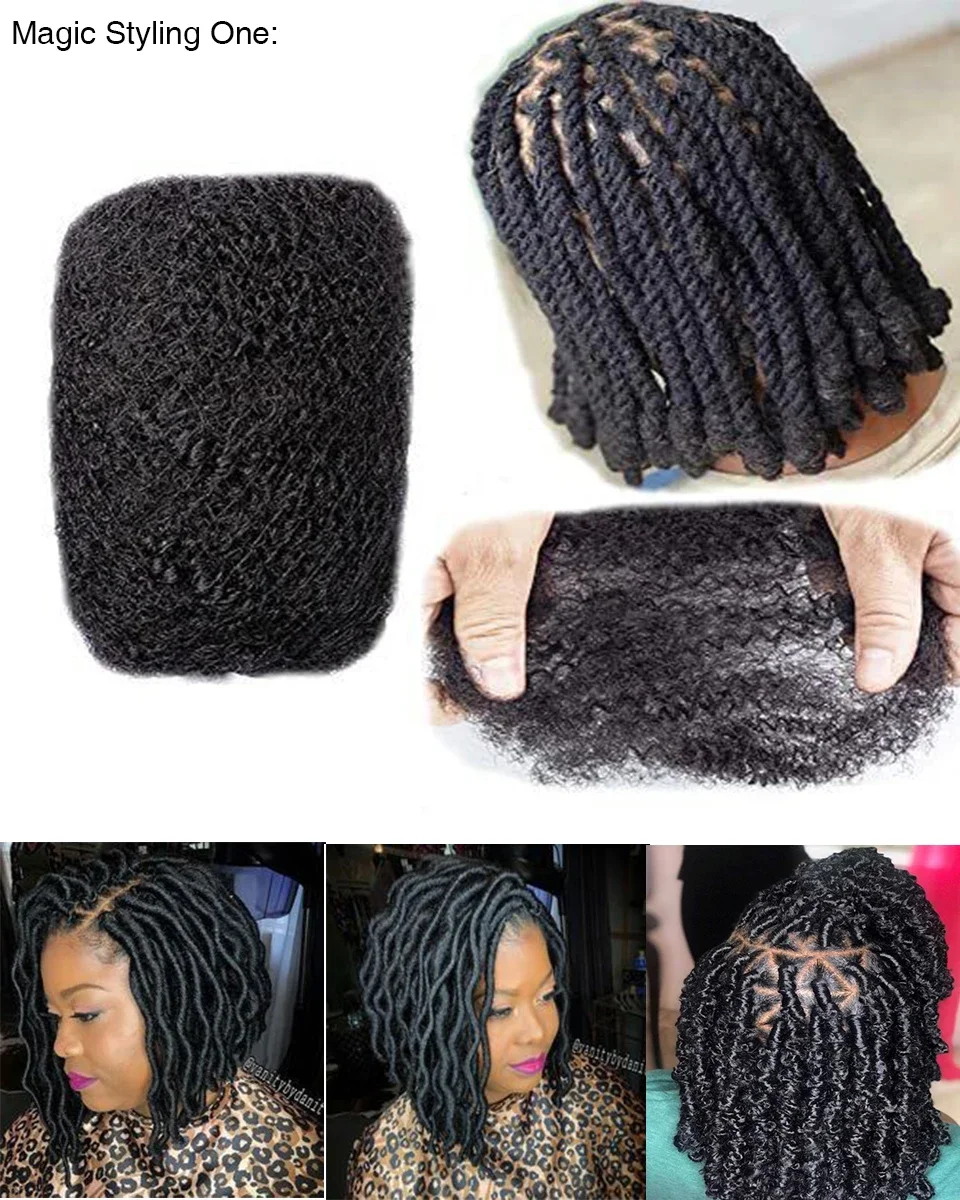 Afro Kinky Bulk Braiding Hair Extensions Black Pearl น้ําหนักเบา, สีธรรมชาติสําหรับ Braids แอฟริกันและชุดลําลอง