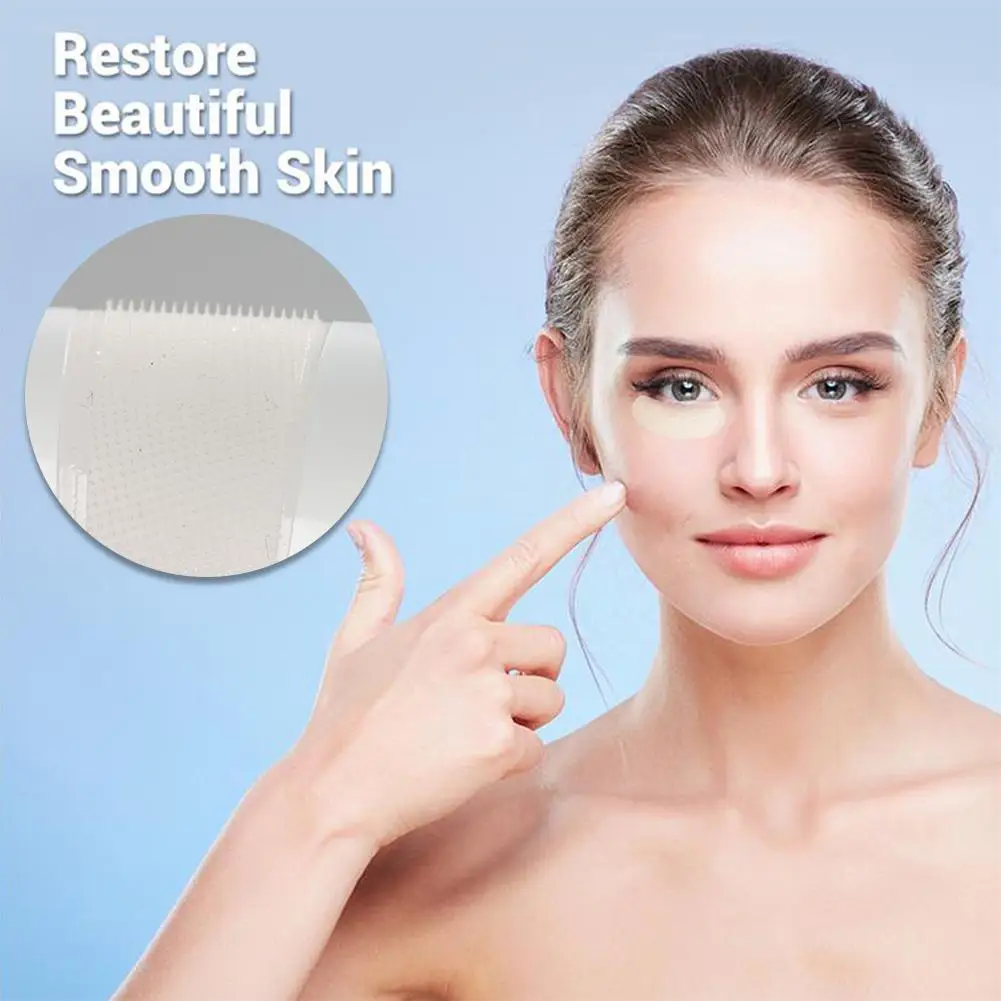 Parches para los ojos con ácido hialurónico, almohadilla para los ojos con Micronedle, Cosméticos hidratantes, máscara circular para los ojos, eliminación de cara fina, líneas oscuras, Wri coreano V3J2