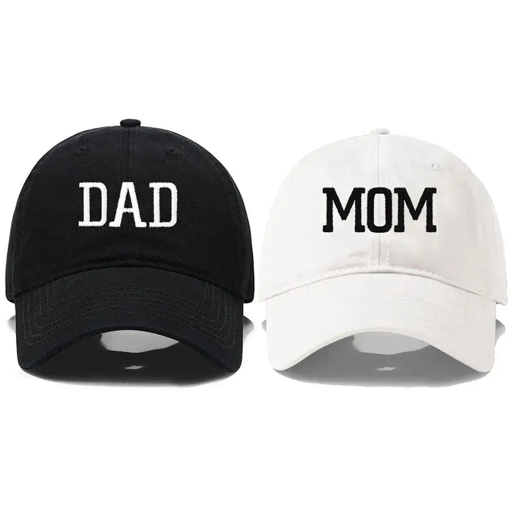 1pc Embroidered DAD MOM Embroidered Baseball Hat Women's and Men's Hat Outdoor Sports and Leisure Sunshade Hat
