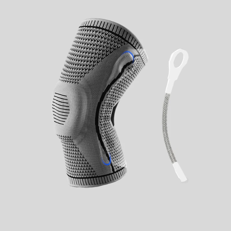 Ginocchiere in silicone per sport all'aria aperta in nylon Ginocchiere estive da basket Ginocchiere da uomo professionali per fitness da corsa