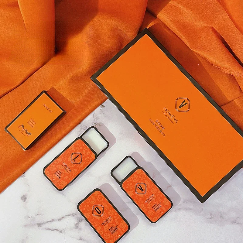 4pcs/box Portable Solid Perfume Fragrances for Women Men Solid Balm Mild Lasting Waterproof Aroma Deodorant Body Perfume