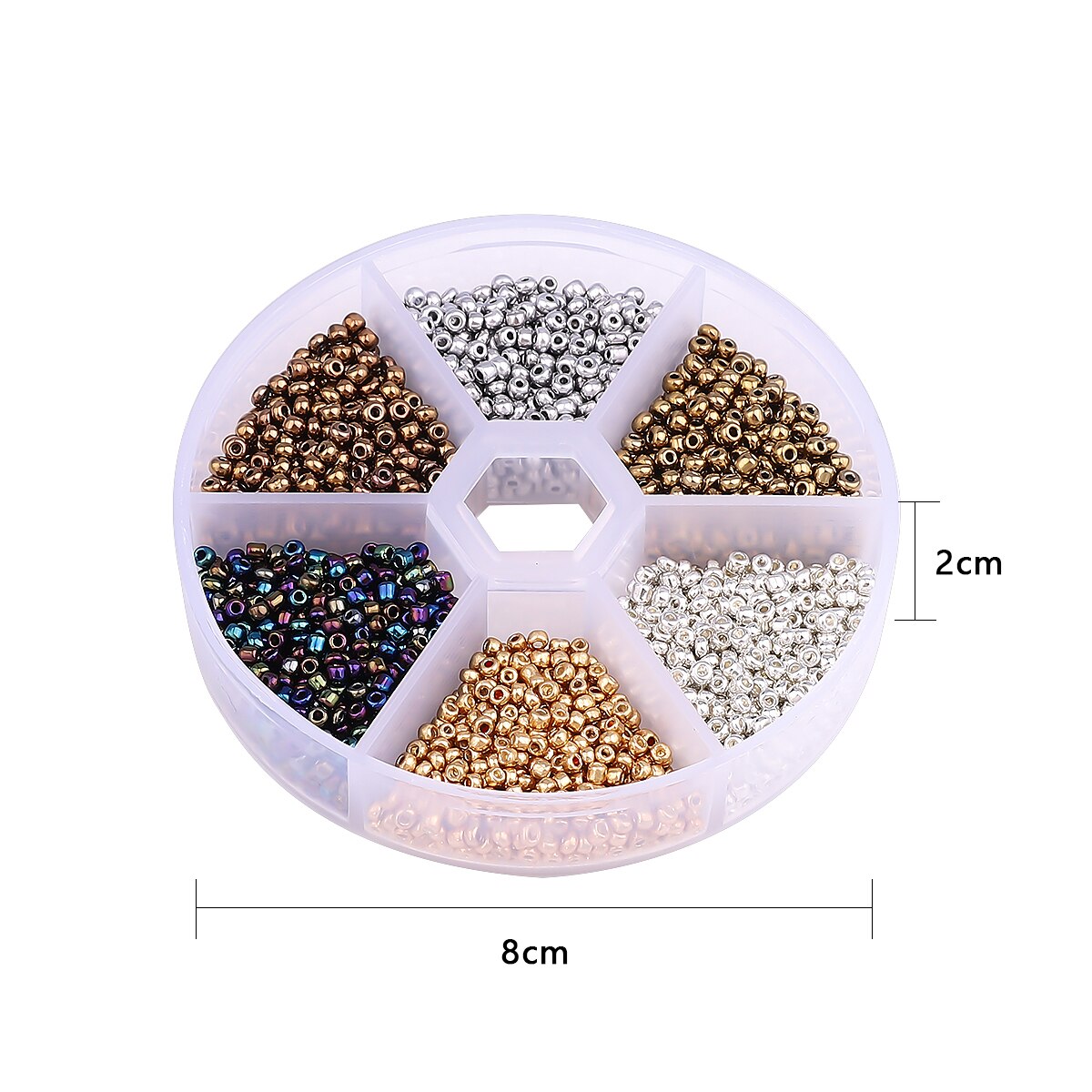 3900 pçs contas de arroz de vidro 6 grade conjunto caixa contas soltas artesanal grânulo corda material pacote diy pulseira colar jóias acessórios