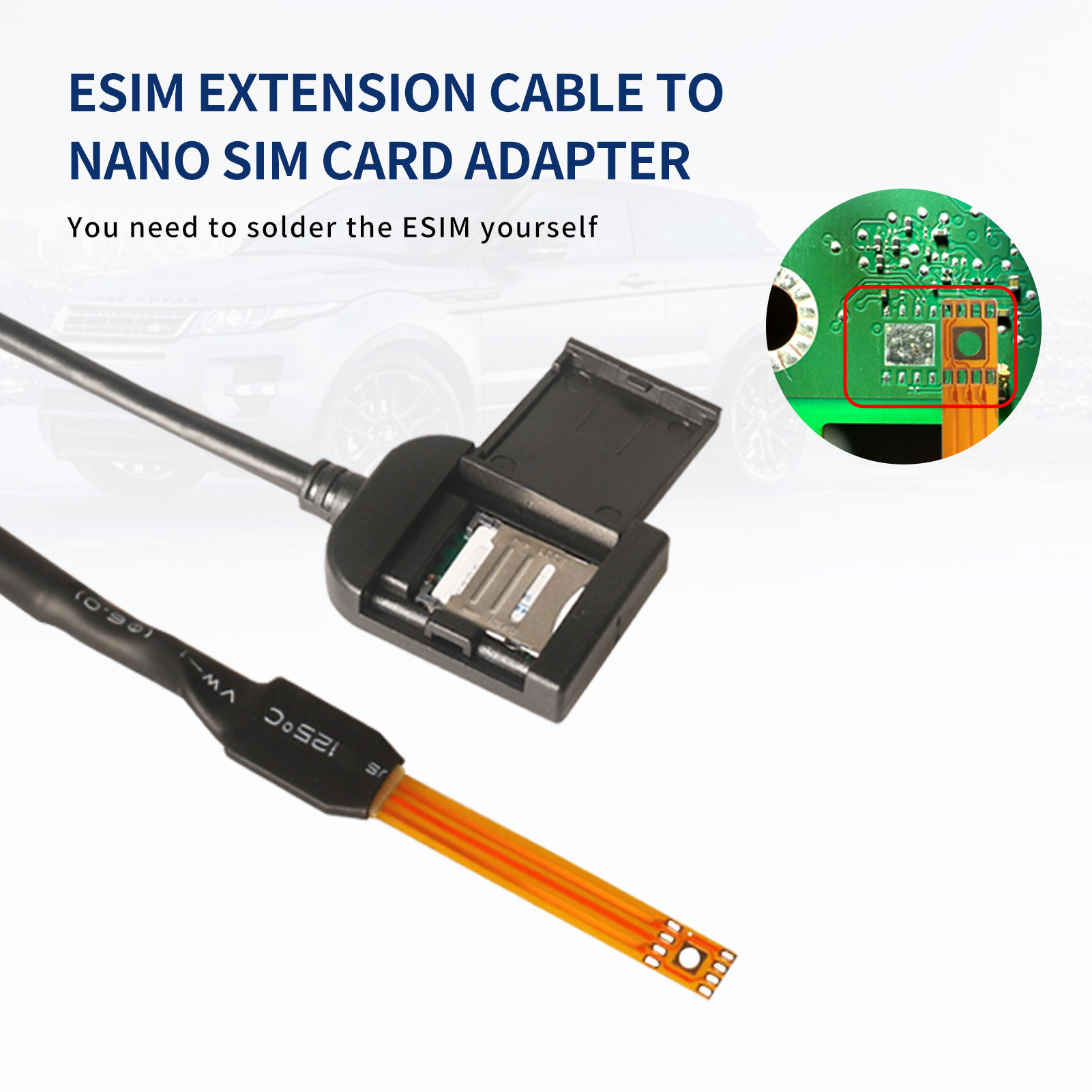 Sim Card Slot Adapter For Android Radio Multimedia Gps 4G Cable Connector Car Accessories Wires Replancement Part