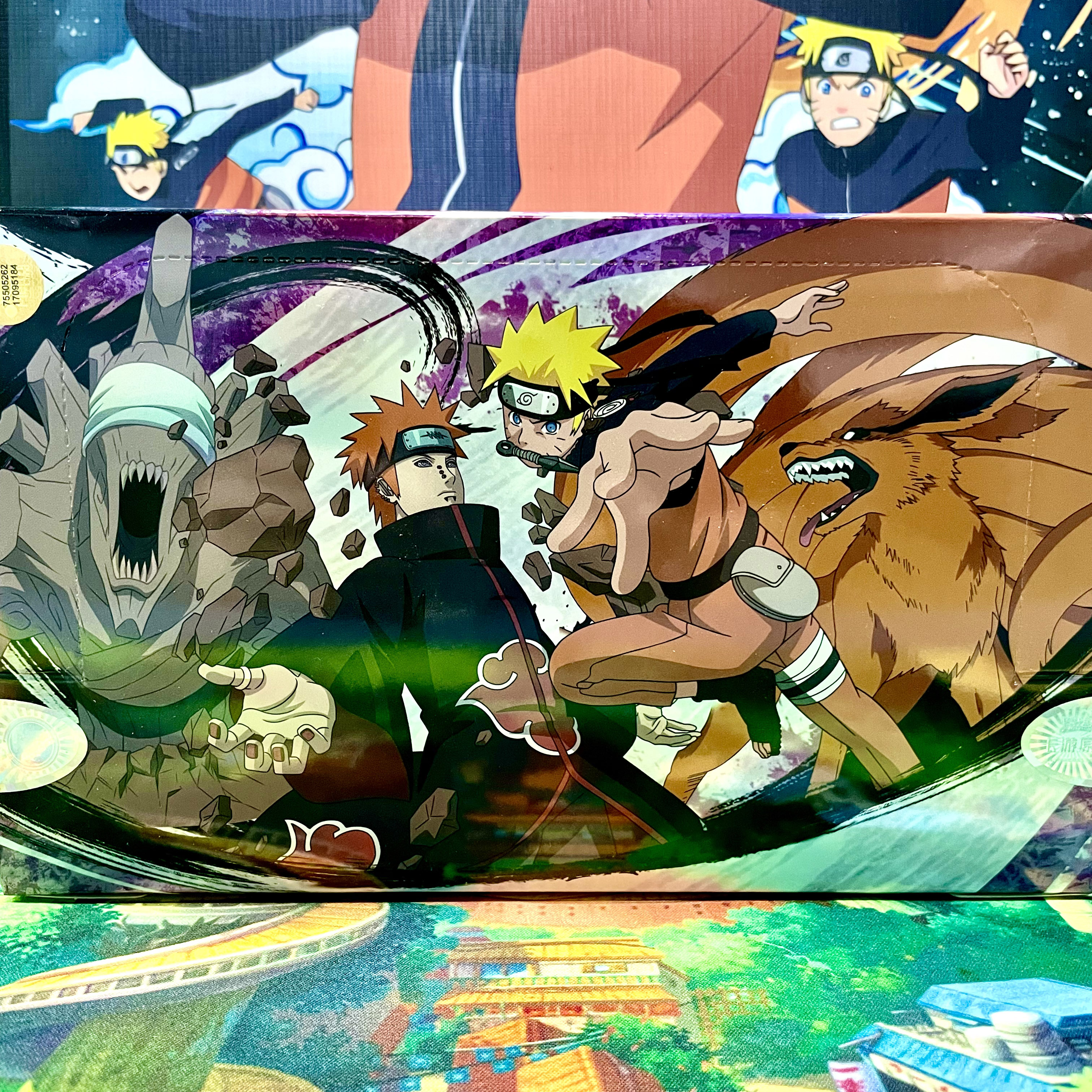 KAYOU 本物のナルトカード新 T2w7 T4w6 アニメコレクションカードボックスファイト章プロ章忍者世界子供のおもちゃゲームギフト