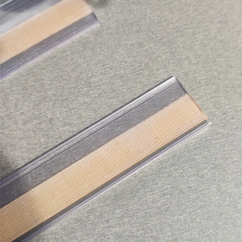 H2.2cm plastica PVC scaffale strisce dati Clip titolare merce prezzo Talker segno etichetta Display nastro adesivo sul retro 100 pezzi